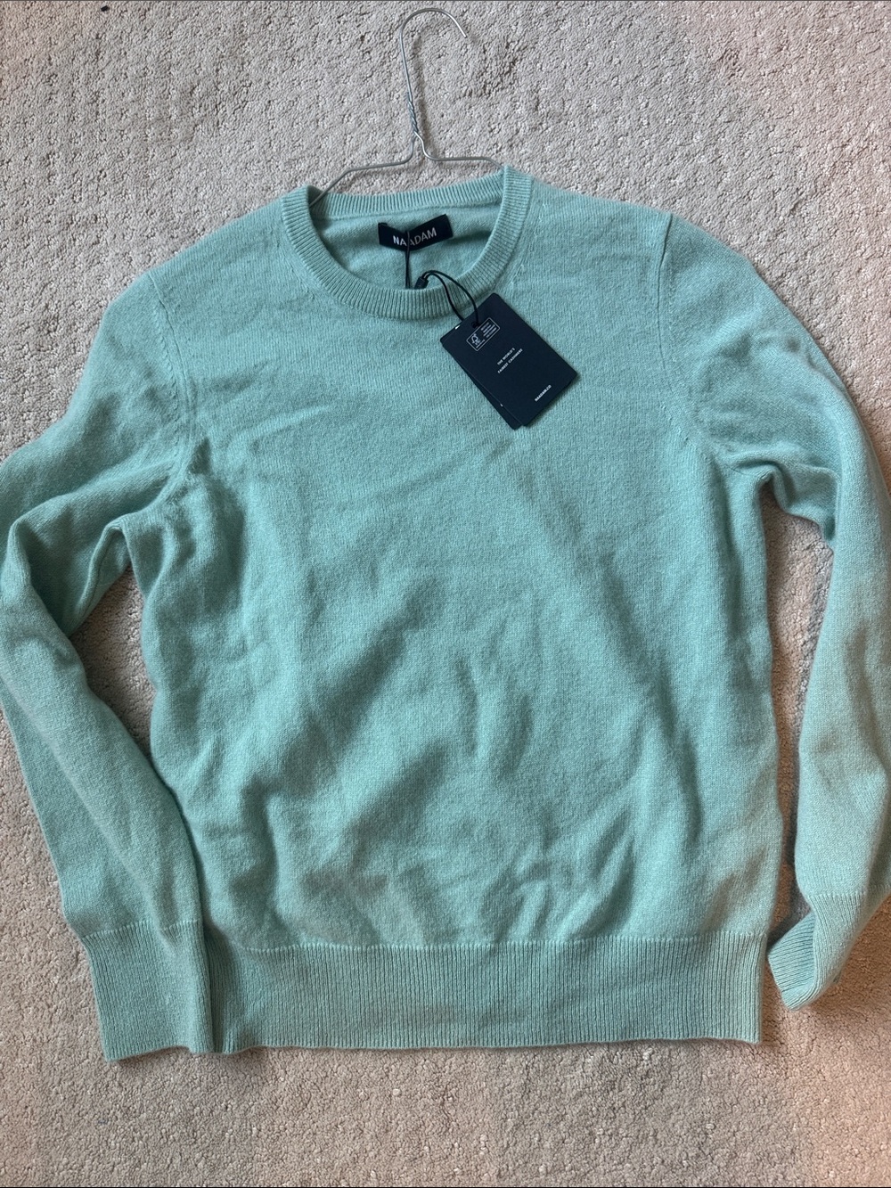 Women’s cashmere Sweater in Mint Green